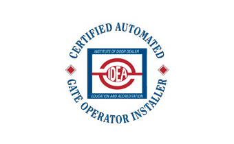 IDEA Certified Automated Gate Operator Installer badge