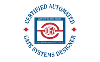 IDEA Certified Automated Gate Systems Designer badge