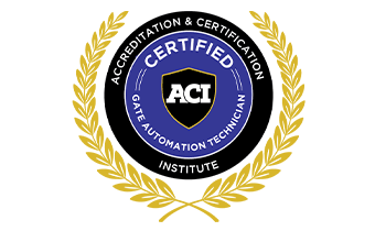 ACI Certified Gate Automation Technician Badge