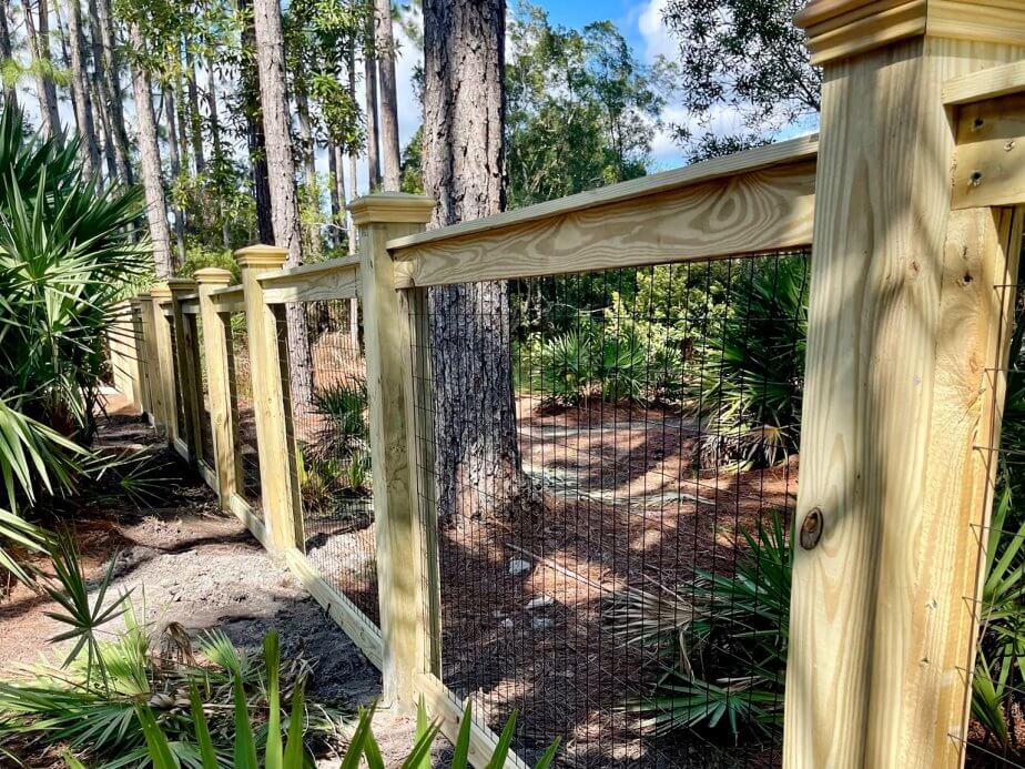 wood fence Alys Beach Florida