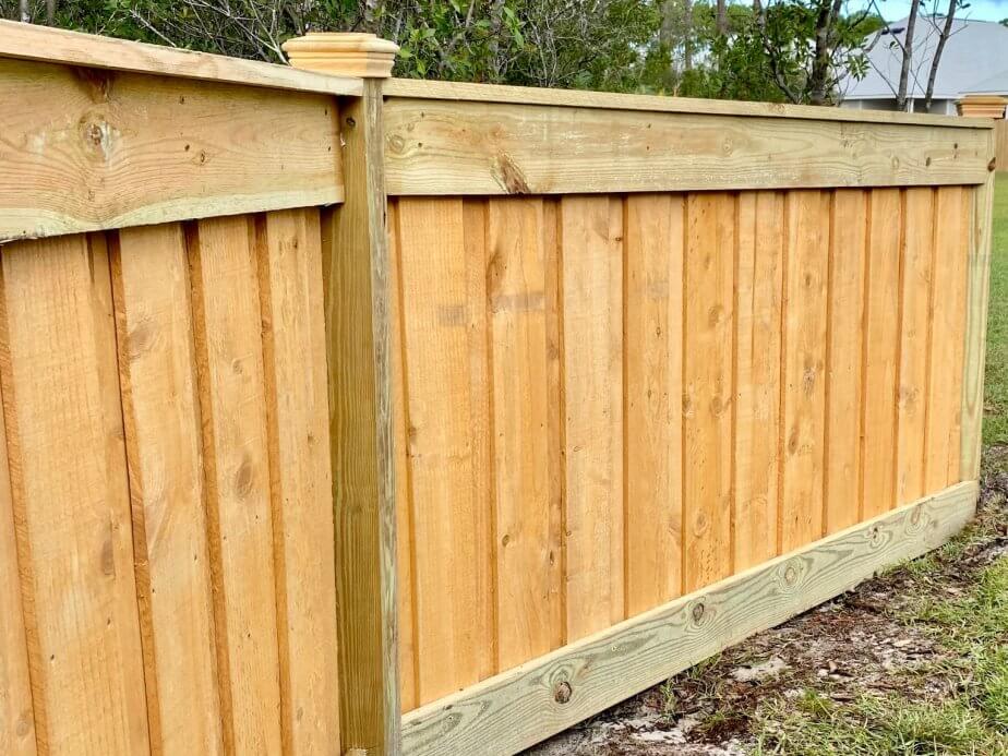 wood fence Watersound Florida