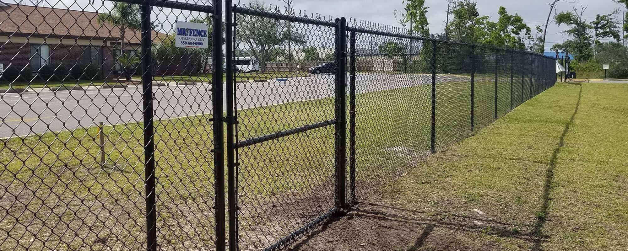 Commercial chain link fencing in Panama City, Florida