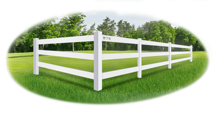 Beautiful example of a Hermes style Vinyl Fence installed in Panama City, Florida