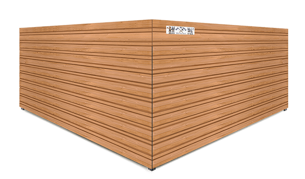 Cedar horizontal Wood Fence in Panama City FL