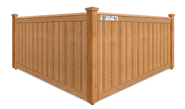 Cedar wood fence in Panama City Florida